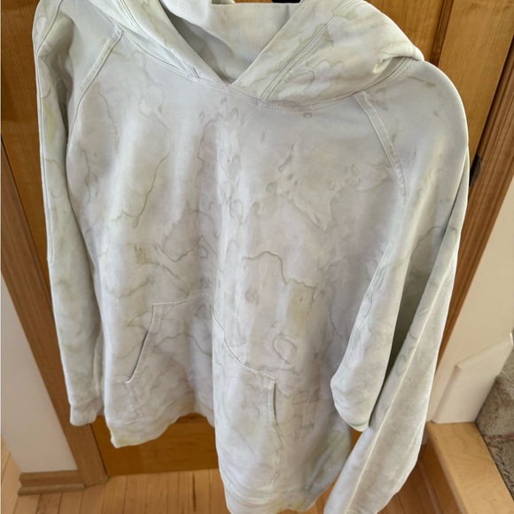 Lululemon Watercolor French Cotton Stretch Terry Heavyduty Sweatshirt Hoodie 12 - Picture 4 of 9